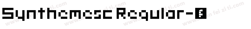 Synthemesc Regular字体转换